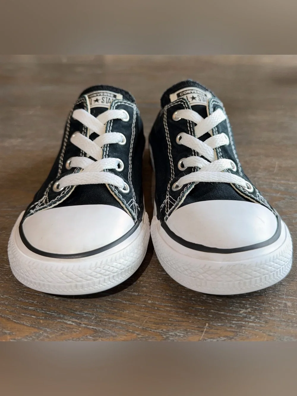 Converse black sneakers